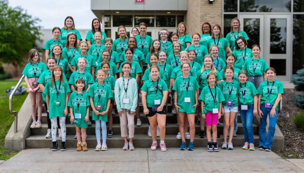 Group photo outside the FVTC Appleton campus.